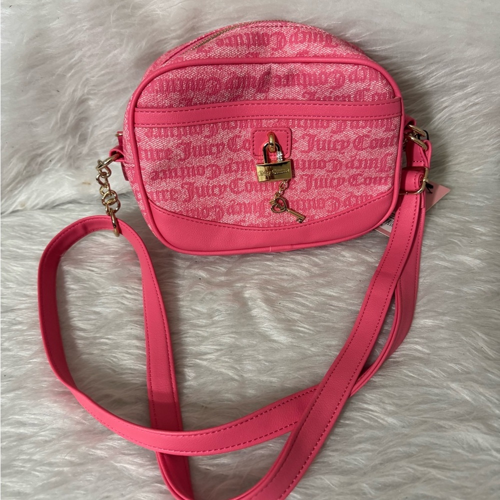 Juicy Couture Vibrant Pink Crossbody Bag